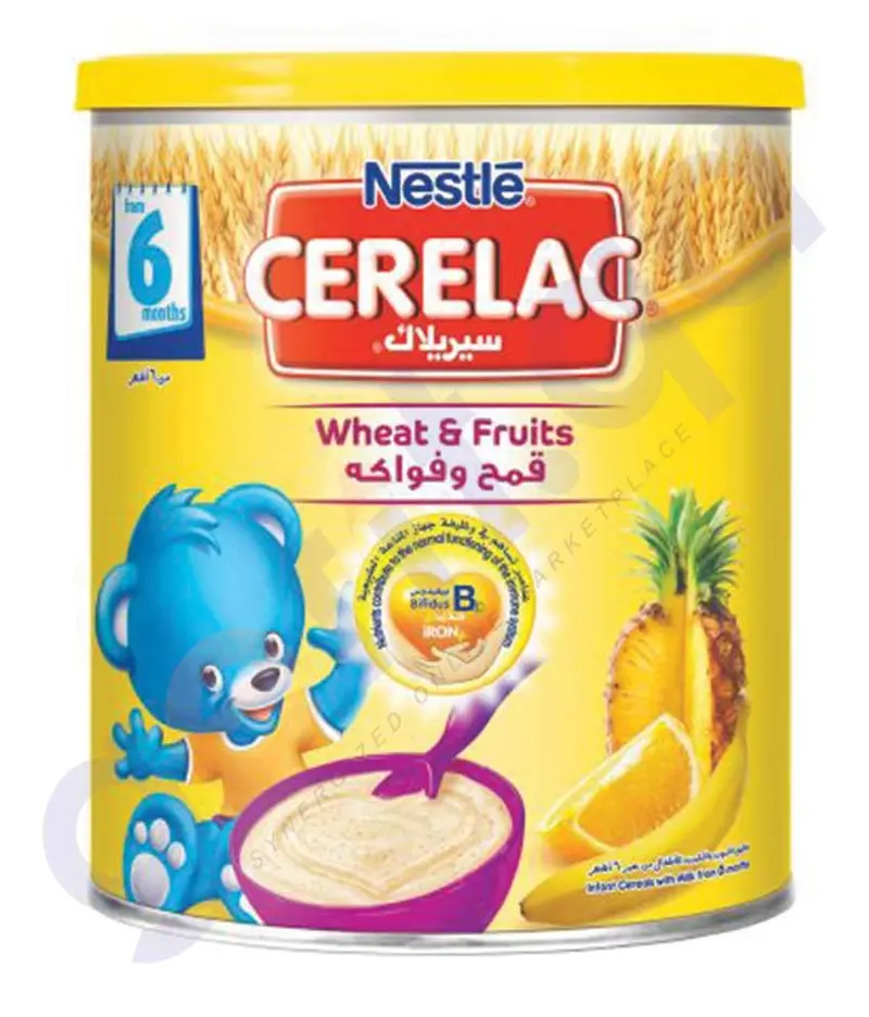 Nestlé Cerelac Wheat & Fruits Cereal – Infant Food For 6+ Months (400G) 1