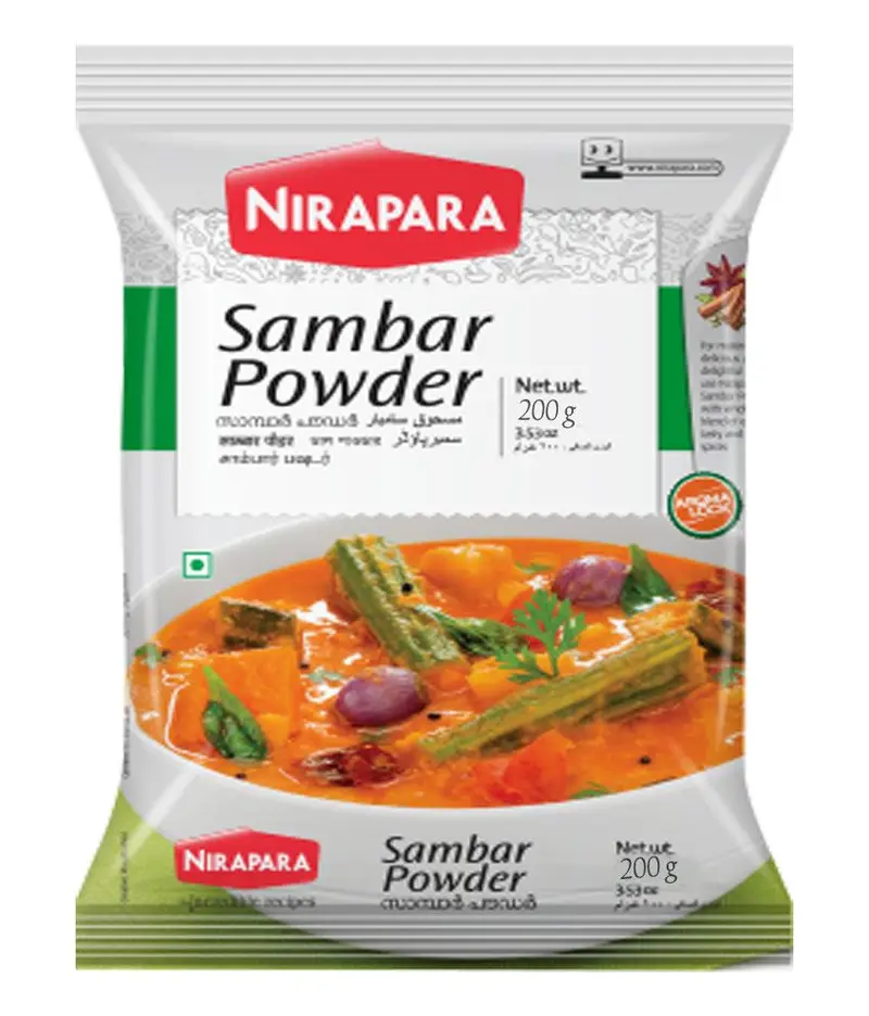 Nirapara Sambar Powder – South Indian Lentil & Spice Blend, 200 G 1