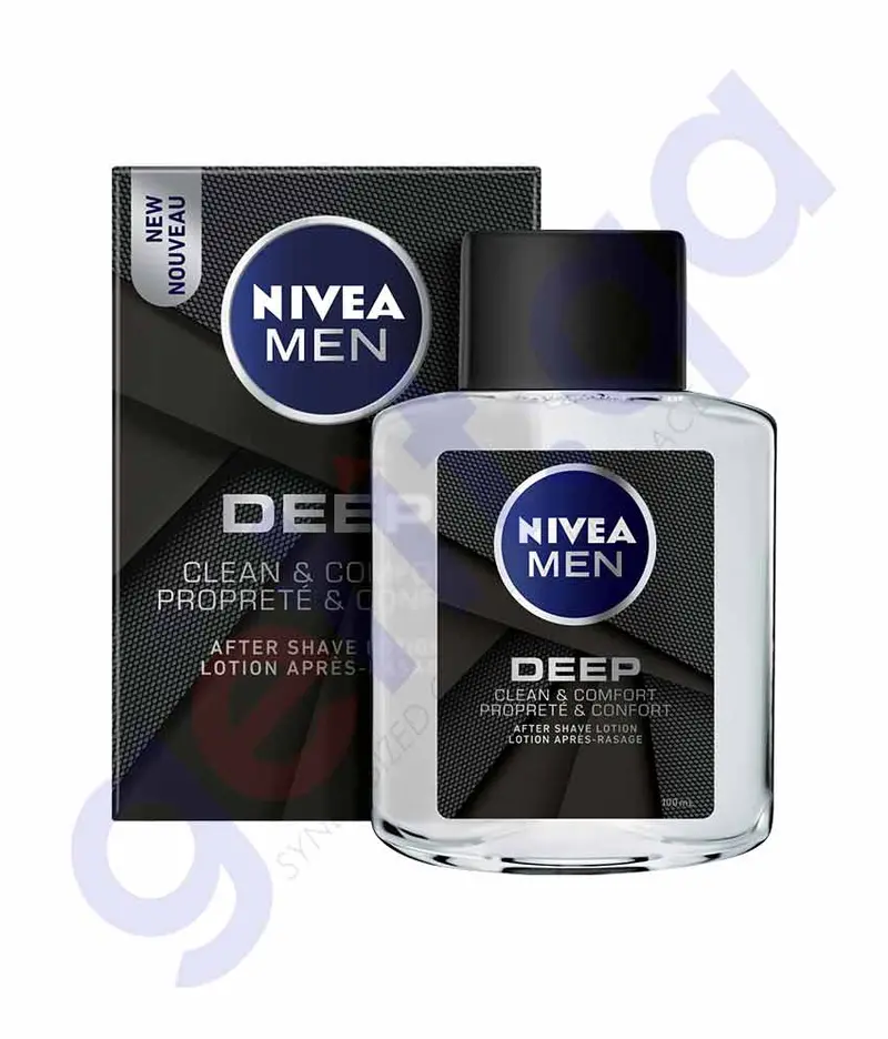 Nivea Men Deep Clean & Soothing After-Shave Lotion – 100 Ml 1