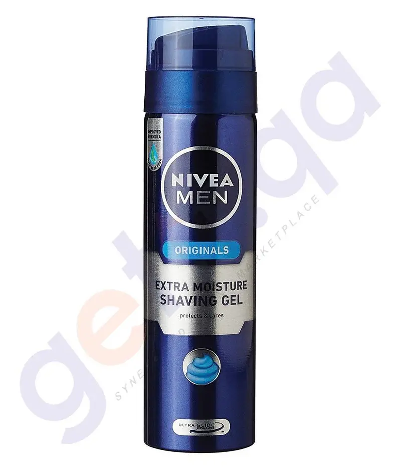 Nivea Men Originals Extra Moisture Shaving Gel – 200Ml Hydrating Blend 1