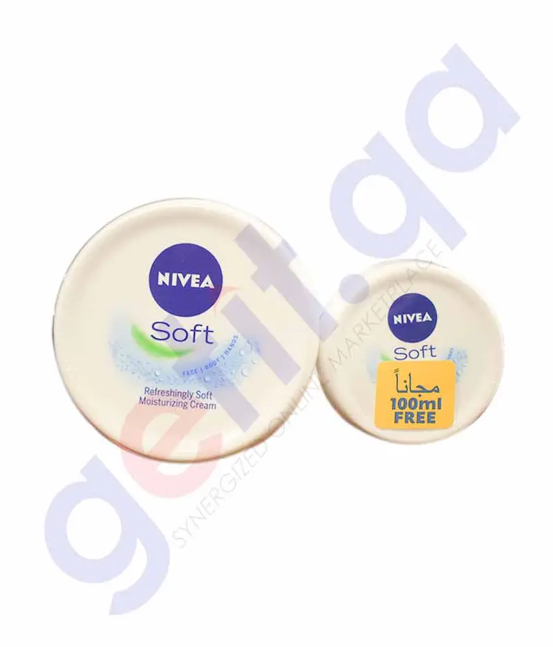 Nivea Soft Moisturizing Cream – 300 Ml With Bonus 100 Ml 1