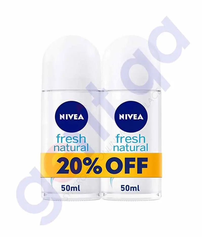 Nivea Women Roll-On Antiperspirant – 50 Ml (Talc & Powder Formula) 1