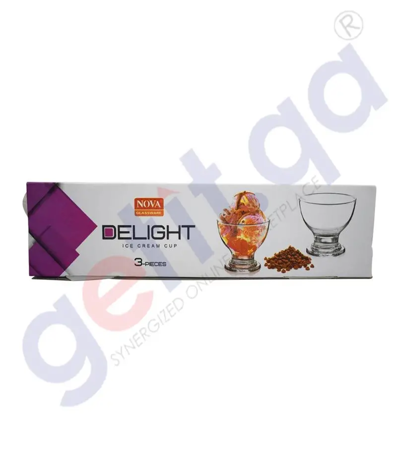 Nova Delight Ice Cream Cups – 3-Pack Assorted Flavors 1