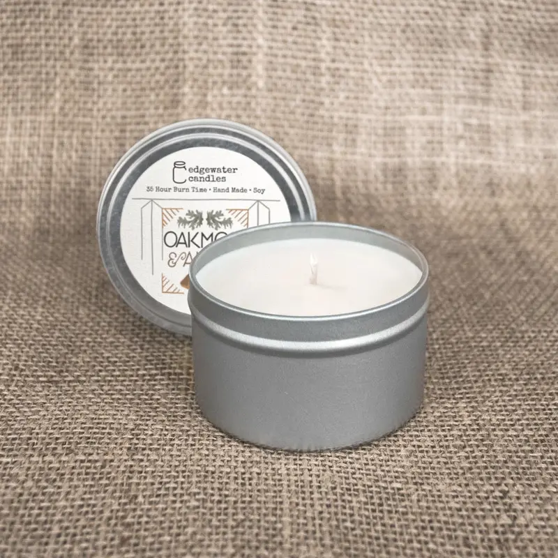 Oakmoss & Amber Fragrance Candle – Earthy And Warm, Edgewater Candles 1