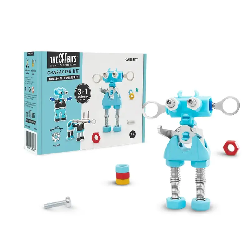 Offbits Carebit Diy Blue Robot Character Kit 1