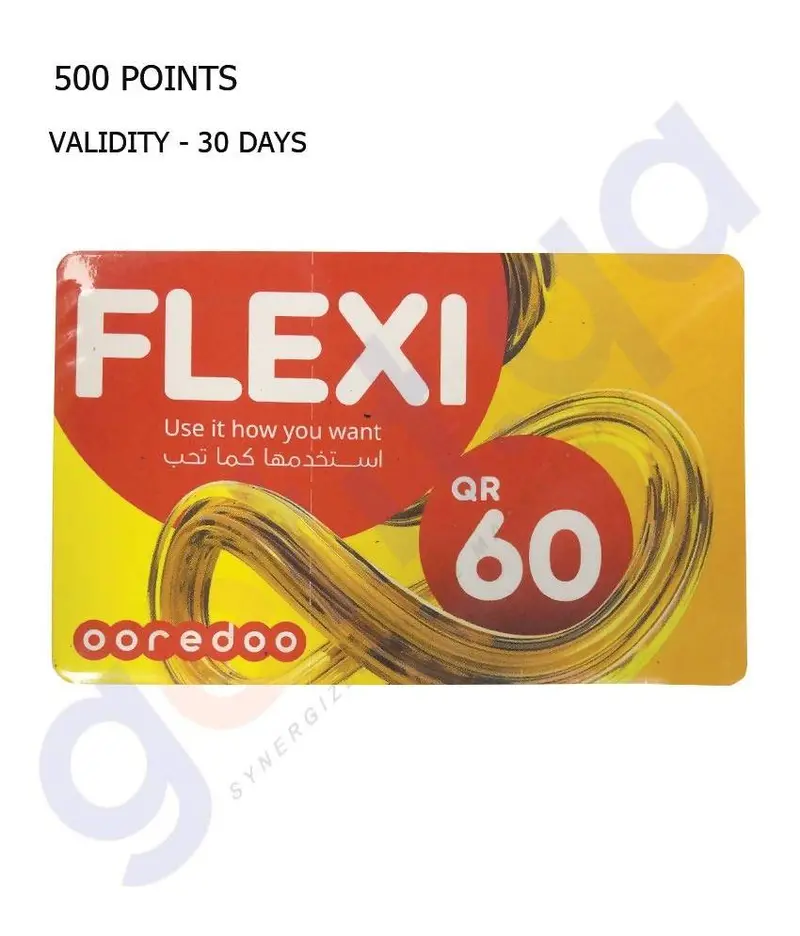 Ooredoo Flexi 60 Prepaid Sim Card 1