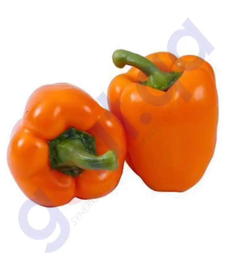 Orange Bell Pepper (Capsicum) – 250G Vibrant Fresh 1