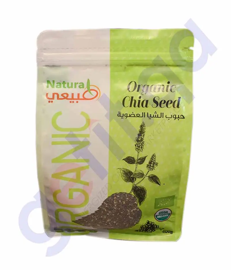 Organic Black Chia Seeds – Omega-3 Rich Superfood, 400G 1