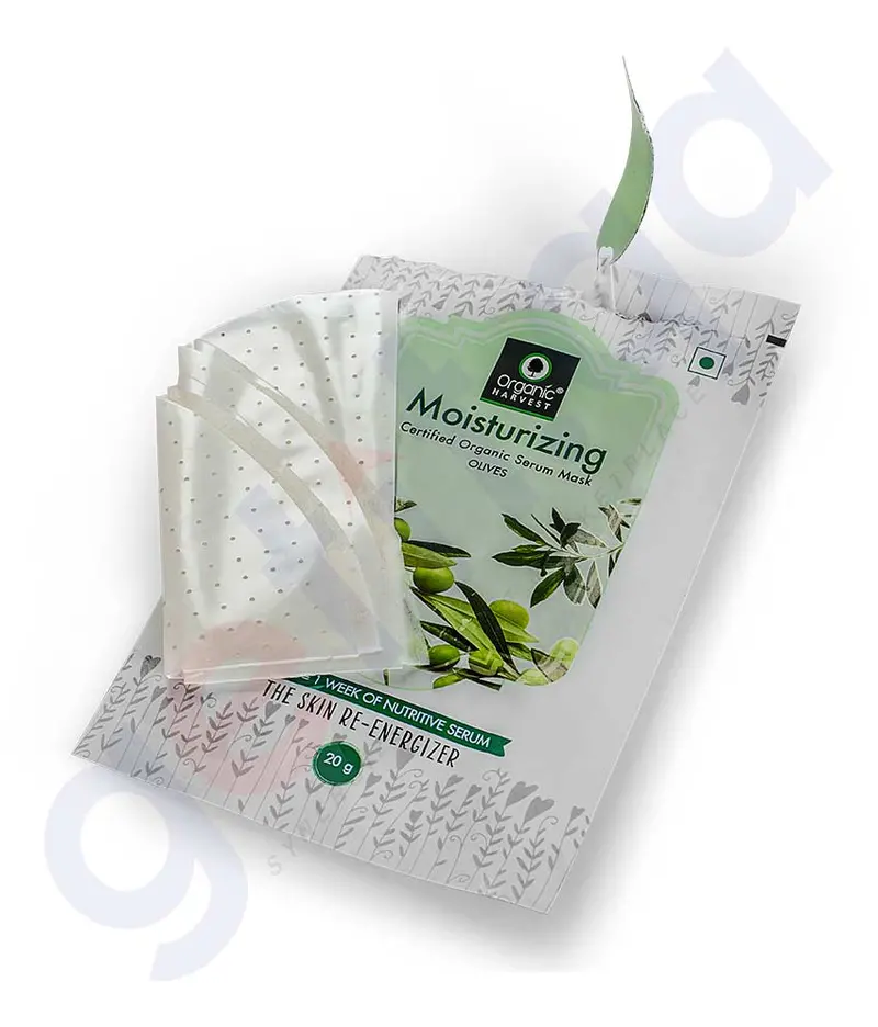 Organic Harvest Hydrating Serum Mask – 20G, Moisture-Boosting Treatment 1