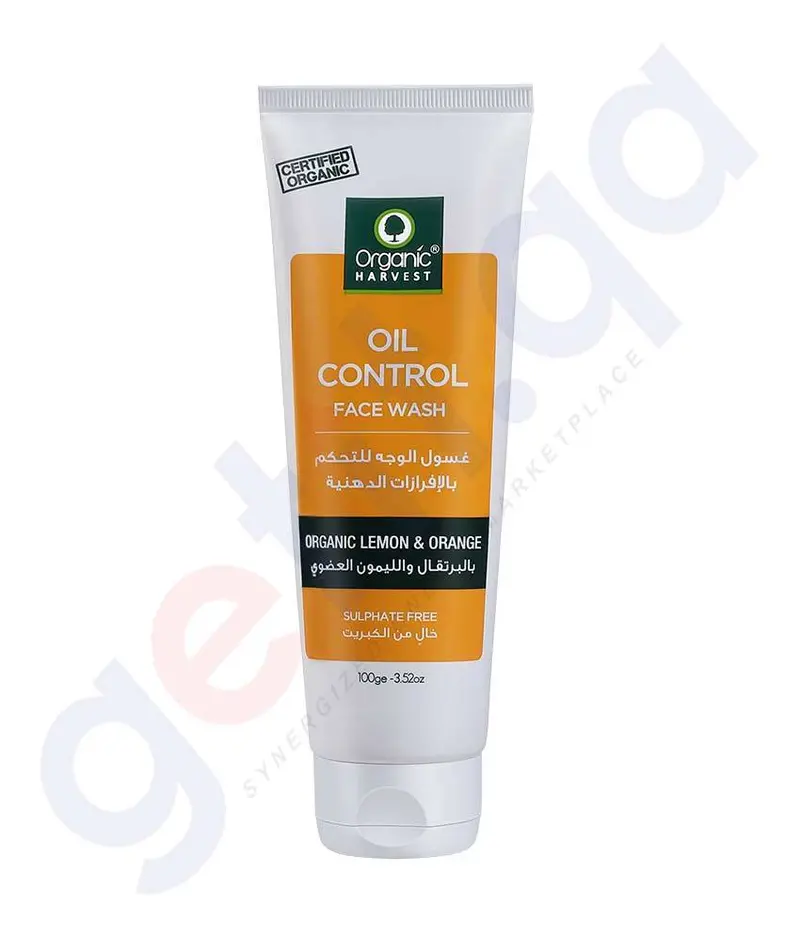 Organic Harvest Oil-Control Face Cleanser – 100G Mattifying Wash 1
