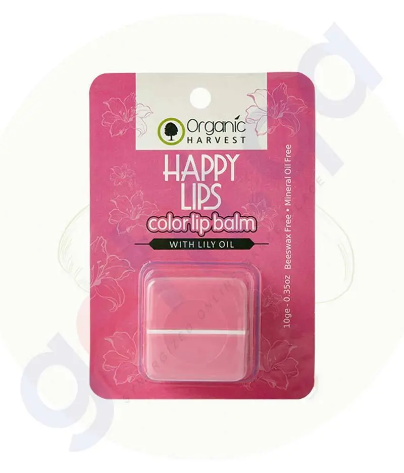 Organic Harvest Pink Tint Lip Balm – 10G Soothing & Nourishing Balm 1