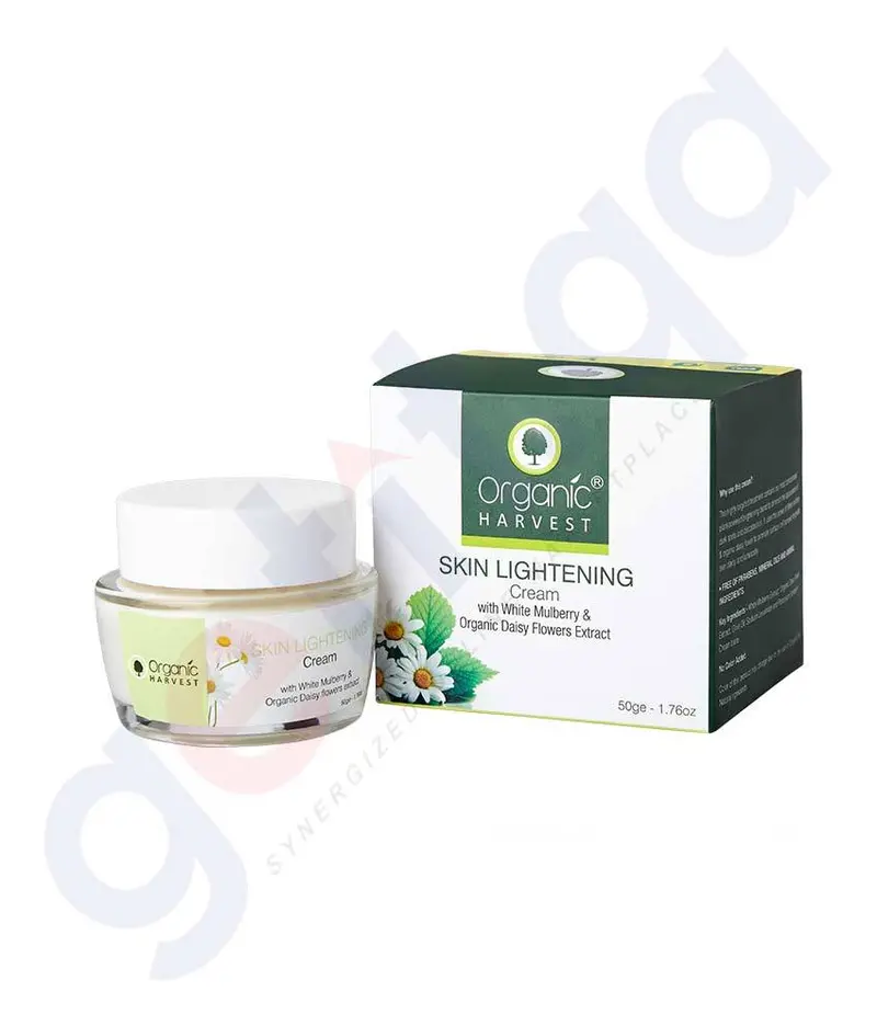 Organic Harvest Skin-Brightening Cream – 50G Gentle Lightening Formula 1