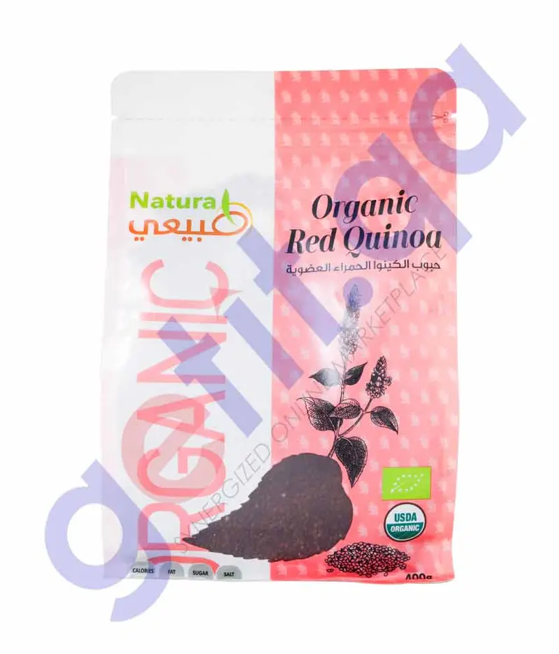 Organic Red Quinoa – Earthy, Nutty Ancient Grain, 400G 1