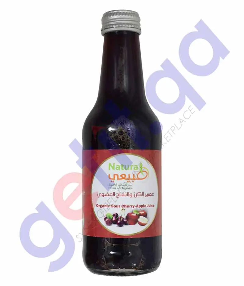 Organic Sour Cherry & Apple Juice – Naturally Tart Antioxidant Blend, 250Ml 1