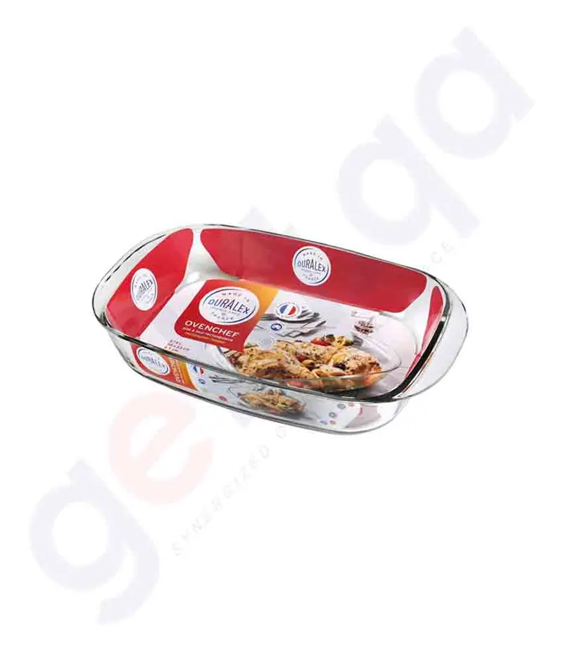Ovenchef Clear Rectangular Roaster – 38Cm Heat-Resistant Baking Dish 1