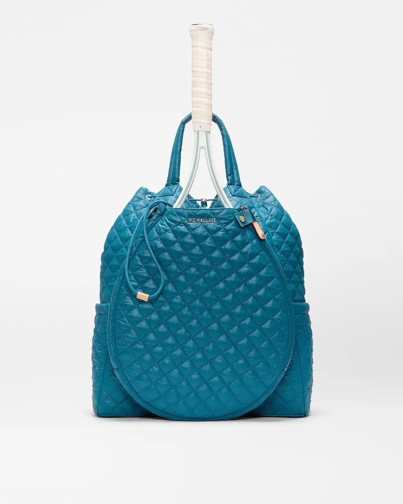 Pacific Blue Doubles Tennis Backpack – Convertible Design 1