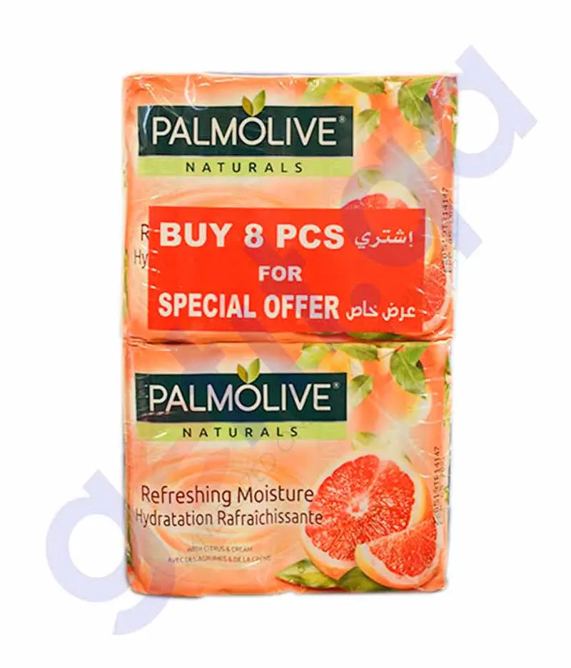 Palmolive Citrus & Cream Refreshing Soap – 90G (8-Pack) 1