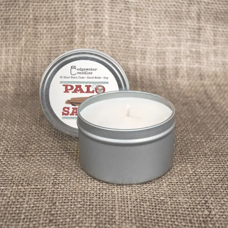 Palo Santo Aromatherapy Candle – Calming Botanical Scent By Edgewater 1