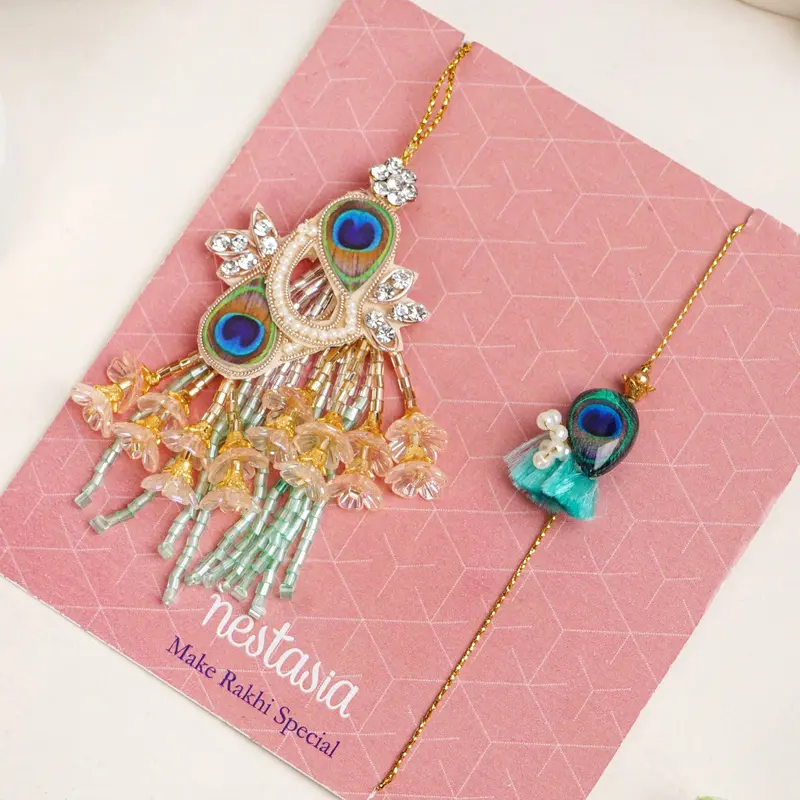 Peacock-Inspired Grace Rakhi Collection 1