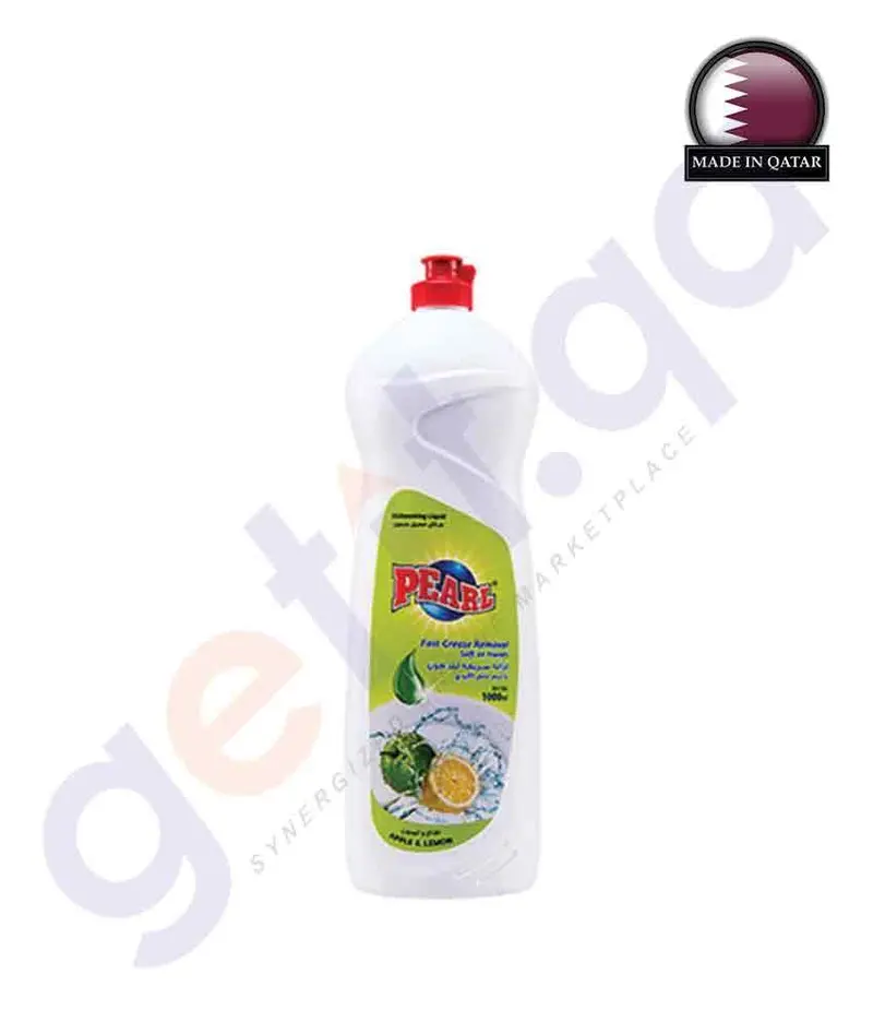 Pearl Apple & Lemon Dishwashing Liquid – Citrus-Fresh Cleanser 1