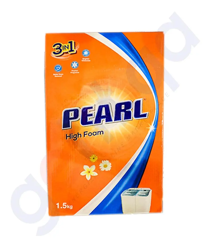 Pearl High-Foam Laundry Detergent – 1.5Kg Classic Clean 1
