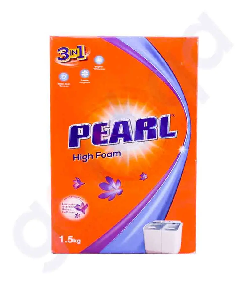 Pearl Lavender High-Foam Detergent – 1.5Kg Fresh-Scented Wash 1