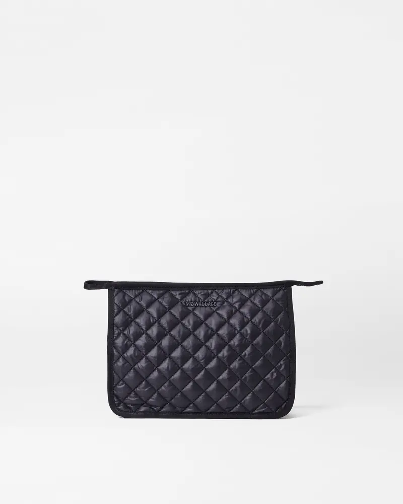Personalized Metro Clutch Cosmetic Bag – Black 1