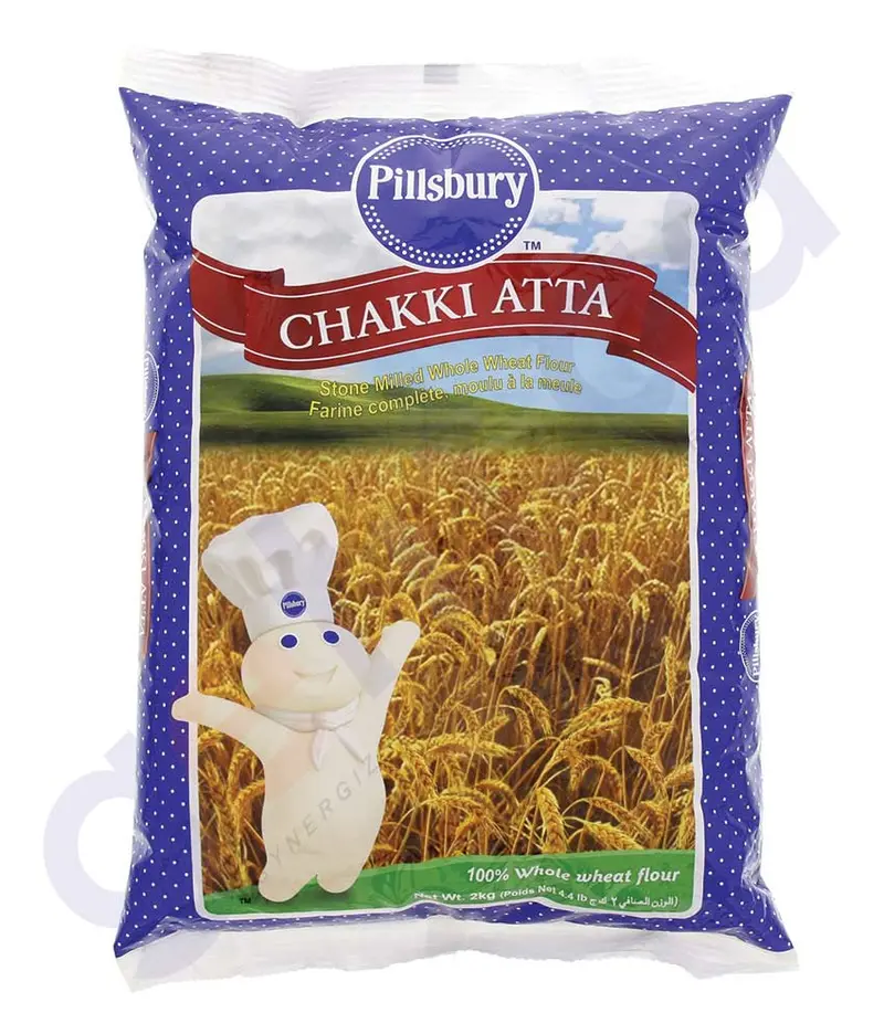 Pillsbury Chakki Fresh Whole Wheat Atta (Wholemeal Flour) 1