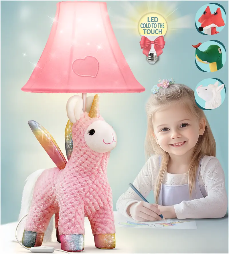 Pink Unicorn Night Light For Kids’ Bedrooms — Dreamy Lamp & Perfect Gift For Girls 1