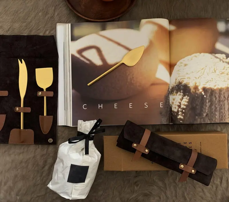 Premium Stainless Steel Cheese Cutting Set 1
