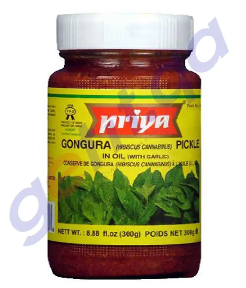Priya Gongura (Sorrel) Pickle – 300G 1