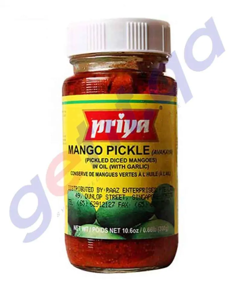 Priya Traditional Mango Pickle – 300G 1