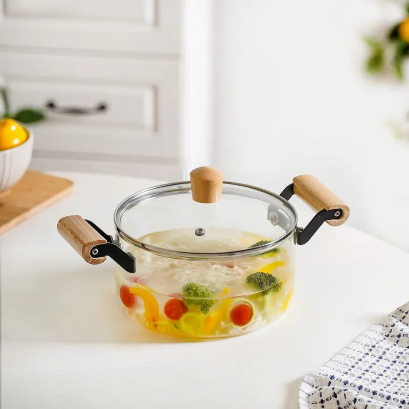 Pure Borosilicate Glass Simmer Pot – 2.5L 1