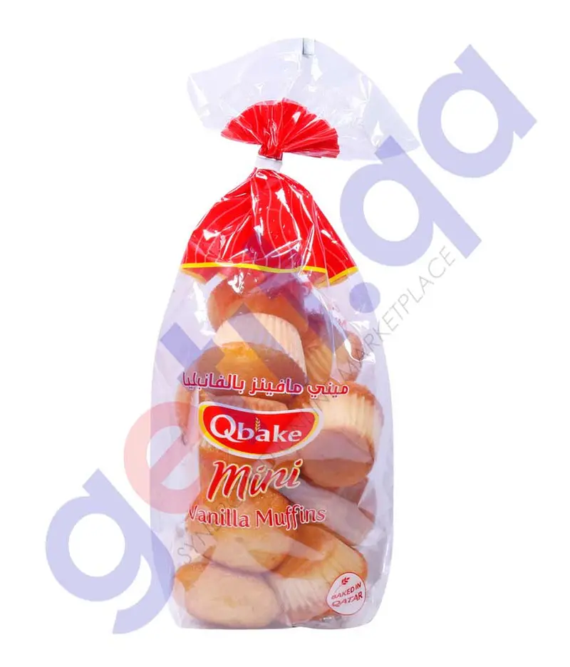 Qbake Family-Sized Mini Vanilla Muffins – Original Recipe 1