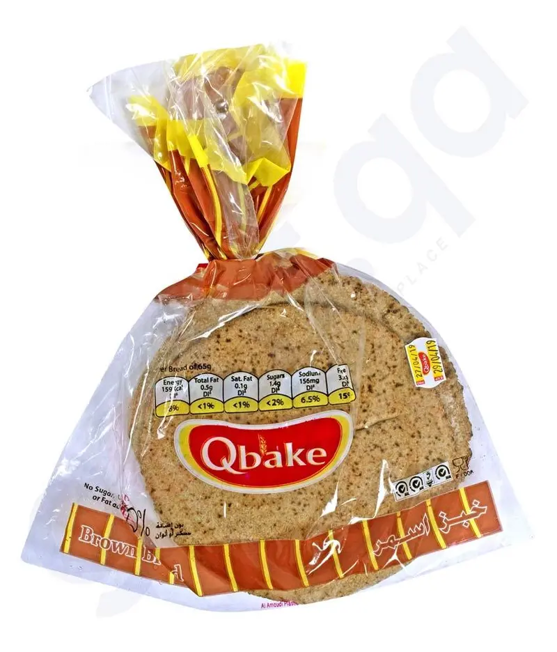 Qbake Whole Wheat Arabic Bread