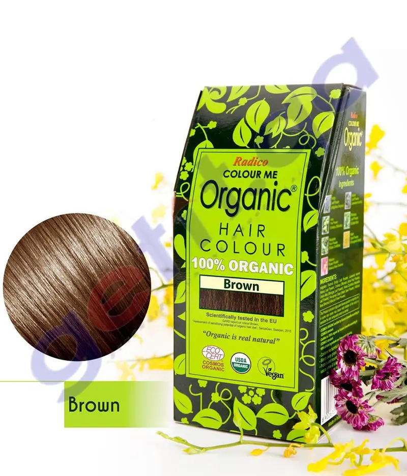 Radico Colour Me Organic Hair Color – Brown, Chemical-Free Formula 1