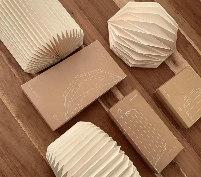 Rectangular Cuboid Paper Lantern 1