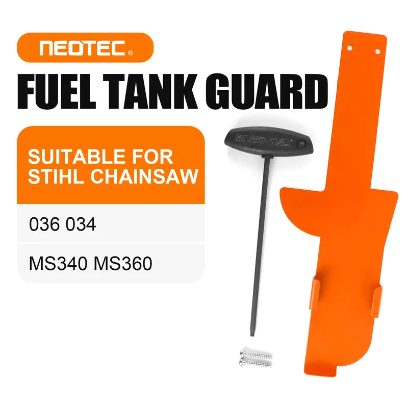 Reinforced Fuel Tank Protection Plate For Stihl 036/034/Ms340/Ms360 1