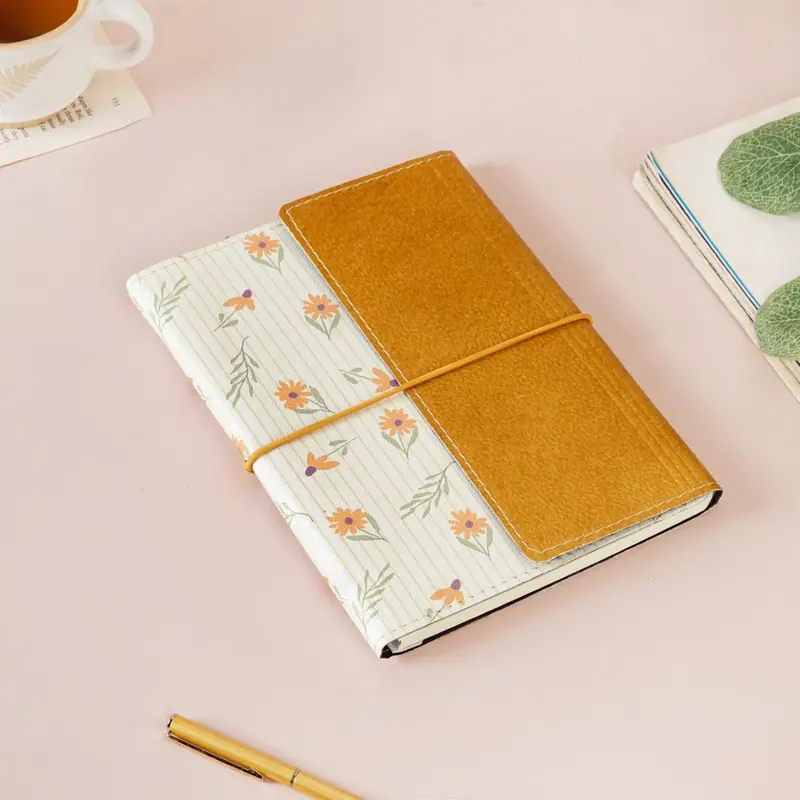 Retro-Inspired Sundaisy Hardcover Notebook 1