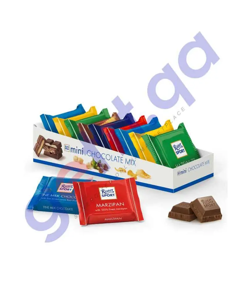 Ritter Sport Mini Assorted Chocolate Bar Pack – 150G 1