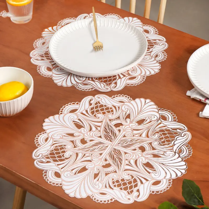 Rosegold Reverie Placemat Set (6-Piece) 1
