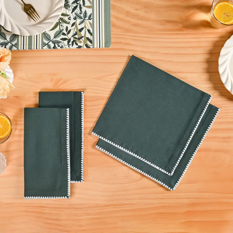 Sacramento Green Water-Resistant Napkin Set – Pack Of 4 1