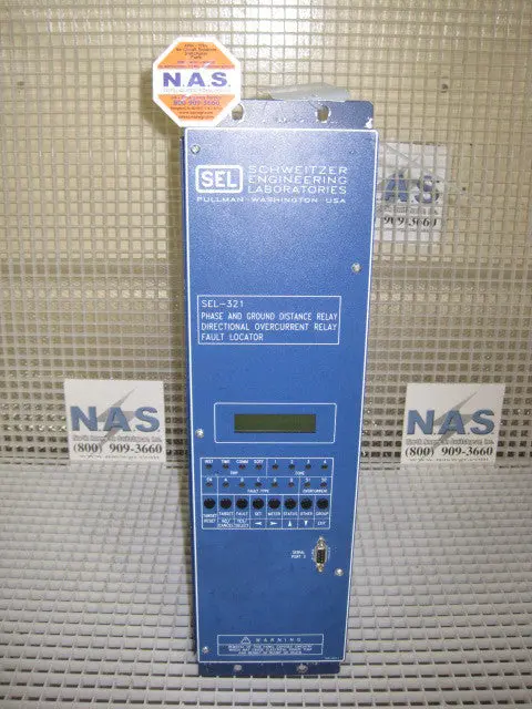 Schweitzer Sel-321 Advanced Protection Relay — Phase & Ground Distance, Directional Overcurrent, And Fault Location 1