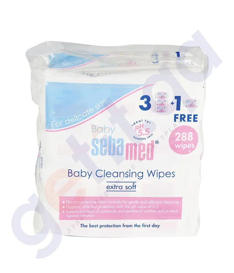 Sebamed Baby Wet Wipes – 288 Count 1