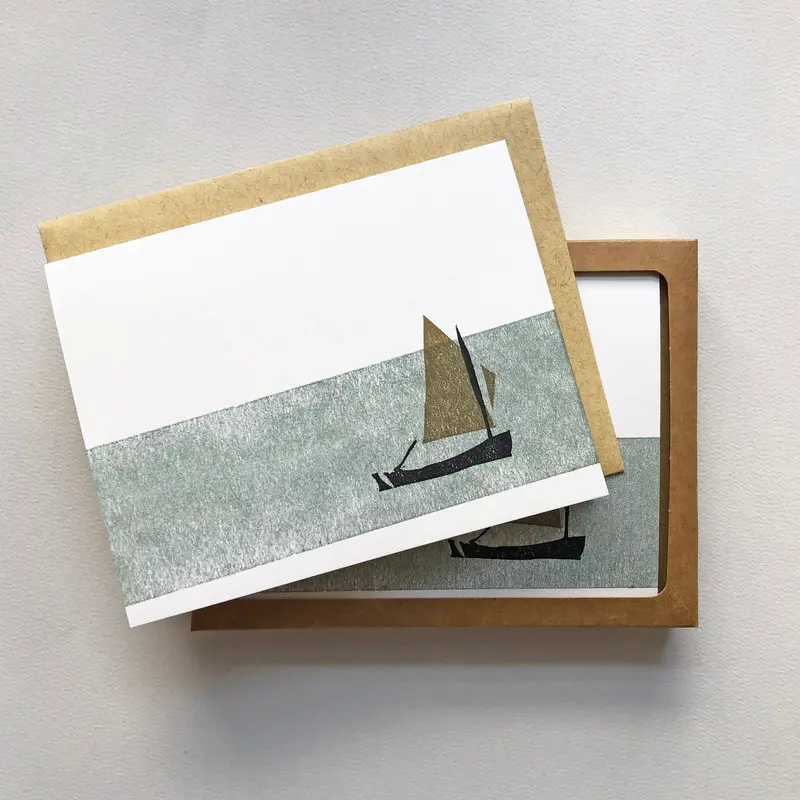 Set Of Six Letterpress Note Cards With Envelopes 1
