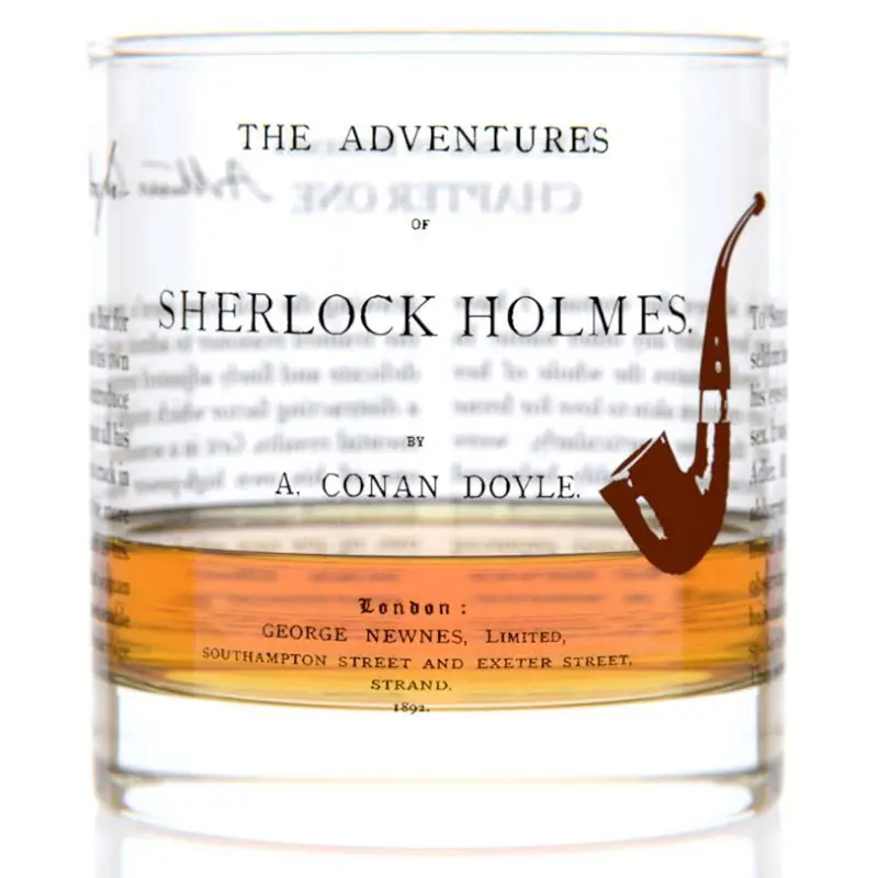 Sherlock Holmes Short Tumbler Glass – Well Told 1