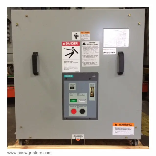 Siemens 07-Gmi-500-1200-66 Vacuum Circuit Breaker, 1200A, E/O & D/O 1