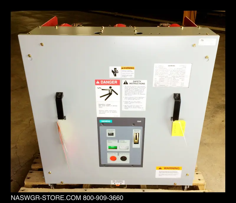 Siemens 15-Gmi-750-1200-58 Vacuum Circuit Breaker – 1200A, 15Kv Rated 1