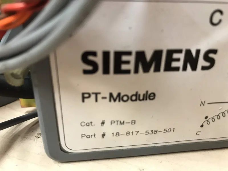 Siemens 18-817-538-501 Pt Module For Static Trip Iii Protection System 1