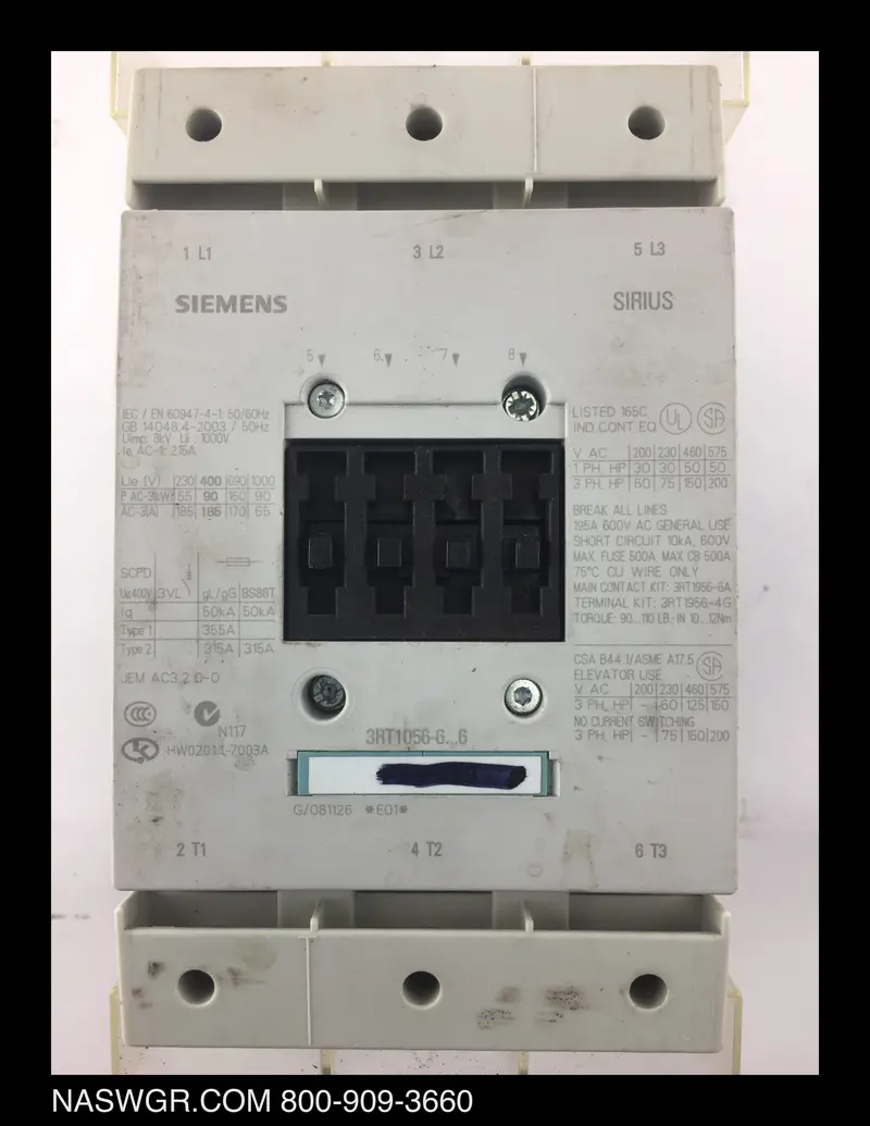Siemens 3Rt1056-6...6 Industrial Circuit Protection Device 1